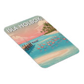 Isla Holbox Mexiko Reise Strand Magnet (Rechte Seite)