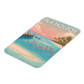 Isla Holbox Mexiko Reise Strand Magnet (Linke Seite)