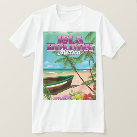 Isla Holbox Mexiko T-Shirt (Design vorne)