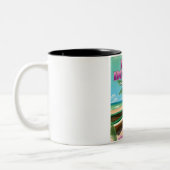 Isla Holbox Mexiko Zweifarbige Tasse (Links)