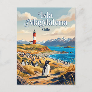 Isla Magdalena Chile Postkarte