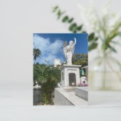 Isla Mujeres Friedhof Hushing Angel Postkarte (Stehend Vorderseite)