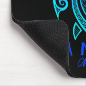 Isla Mujeres Mexico Sea Turtle Tie Dye Hibiscus Va Mousepad (Ecke)