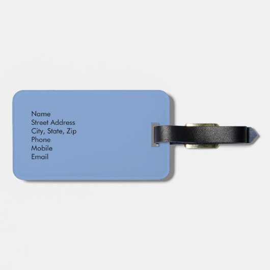 Isla Mujeres, Mexiko Gepäckanhänger (Rückseite horizontal)