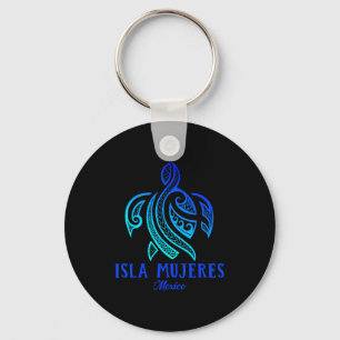 Isla Mujeres Mexiko Meeresschildkröte Tie Dye Hibi Schlüsselanhänger