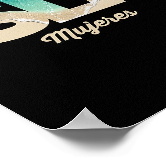 Isla Mujeres Mexiko Poster (Ecke)