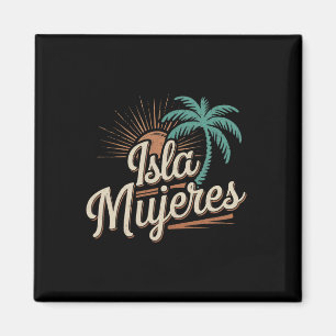 Isla Mujeres Mexiko Urlaubs-Souvenirs Familie Urla Magnet