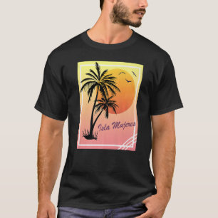 Isla Mujeres Retro Vintag Sunset T-Shirt