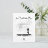 ISLA PANCHA LIGHTHOUSE, SPANIEN POSTKARTE (Stehend Vorderseite)