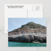 Isla Partida Sculpted Sandstone Baja California Su Postkarte (Vorne/Hinten)