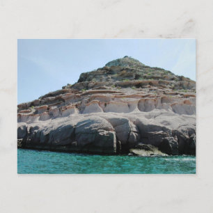 Isla Partida Sculpted Sandstone Baja California Su Postkarte