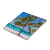 Isla Saona Beach Domenican Fliese (Seite)