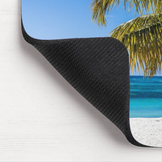 Isla Saona Beach Domenican Mousepad (Ecke)