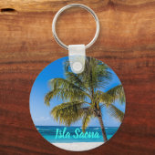 Isla Saona Beach Domenican Schlüsselanhänger (Vorderseite)