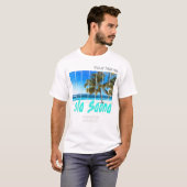 Isla Saona Beach Vintages Design T-Shirt (Vorne ganz)