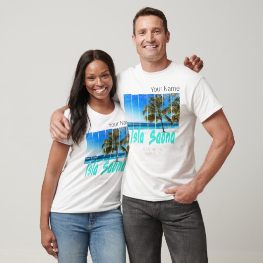 Isla Saona Beach Vintages Design T-Shirt (Unisex)