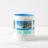 Isla Saona Beach Vintages Design Tasse (Zentrum)