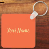 Isla Saona Karibische Dominikanische Republik Retr Schlüsselanhänger (Rückseite)