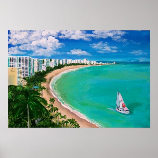 Isla Verde - Puerto Rico Poster (Vorne)