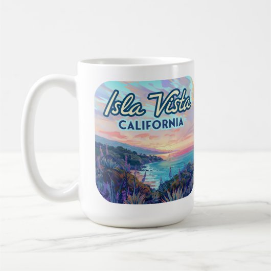 Isla Vista California Santa Barbara Goleta Uni Kaffeetasse (Links)