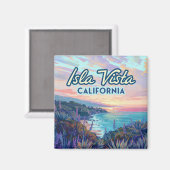 Isla Vista California Santa Barbara Goleta Uni Magnet (Vorderseite/Rückseite)