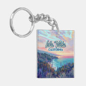Isla Vista California Santa Barbara Goleta Uni Schlüsselanhänger (Vorderseite links)