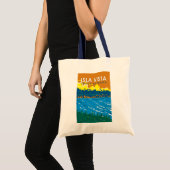 Isla Vista California Travel Art Vintag Tragetasche (Vorderseite (Produkt))