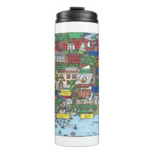 Isla Vista Karte Thermal Tumbler