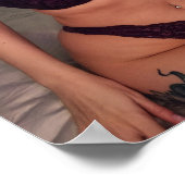Isla White Poster (Ecke)