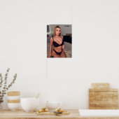 Isla White Poster (Küche)