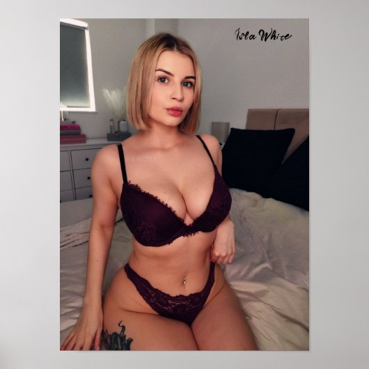 Isla White Poster (Vorne)