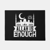 Islam - Allah Is Enough Fußmatte (Vorderseite)