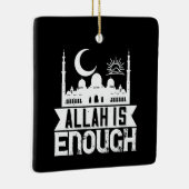 Islam - Allah ist genug Keramikornament (Rechts)