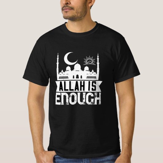 Islam - Allah ist genug T-Shirt (Vorderseite)