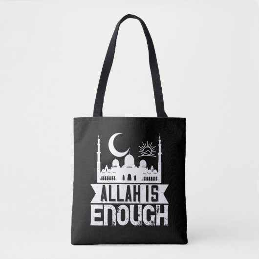 Islam - Allah ist genug Tasche (Vorderseite)