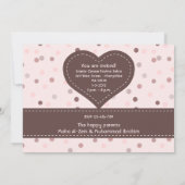 Islam Aqiqah Baby Ankündigung polka dots Mädchen (Rückseite)