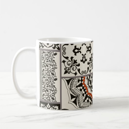 Islam Arabic Majolica Tiles Patchwork Kaffeetasse (Links)