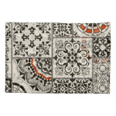 Islam Arabic Majolica Tiles Patchwork Kissenbezug (Rückseite)