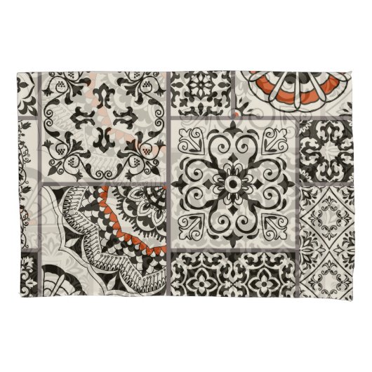 Islam Arabic Majolica Tiles Patchwork Kissenbezug (Vorderseite)