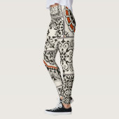 Islam Arabic Majolica Tiles Patchwork Leggings (Links)