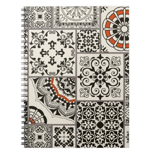 Islam Arabic Majolica Tiles Patchwork Notizblock (Vorderseite)