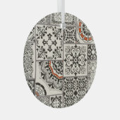 Islam Arabic Majolica Tiles Patchwork Ornament Aus Glas (Vorderseite Rechts)