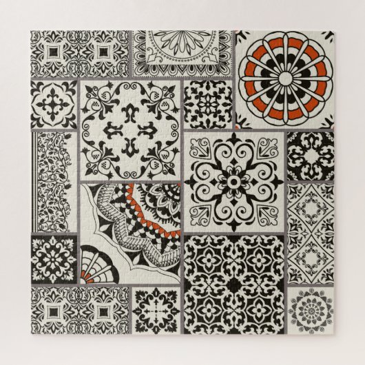Islam Arabic Majolica Tiles Patchwork Puzzle (Vertikal)