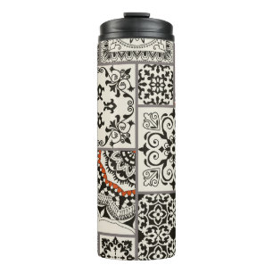 Islam Arabic Majolica Tiles Patchwork Thermosbecher