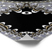 Islam Blessings Arabic Calligraphy Poster (Ecke)