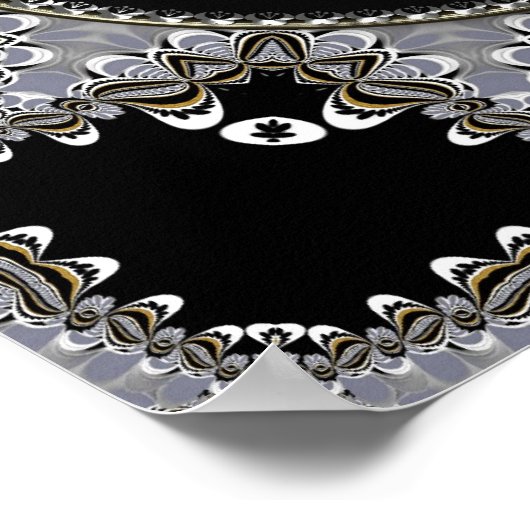 Islam Blessings Arabic Calligraphy Poster (Ecke)