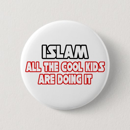 Islam... Coole Kinder Button (Vorderseite)