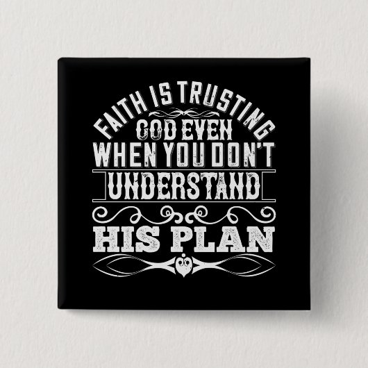 Islam - Der Glaube steht Gott zu Button (Vorderseite)