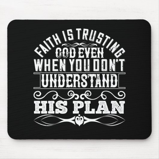 Islam - Der Glaube steht Gott zu Mousepad (Vorne)