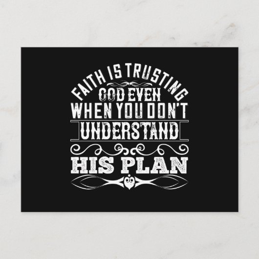 Islam - Der Glaube steht Gott zu Postkarte (Vorderseite)